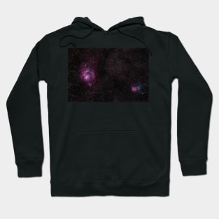 The Lagoon and Trifid Nebula Hoodie